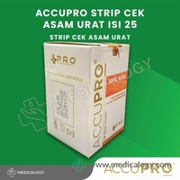 AccuPRO Strip Cek Asam Urat / Accu PRO Uric Acid 25 Strip