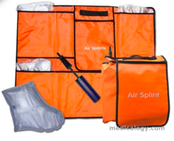 Air Splint 6 Size with Hand Pump and Carrying Bag