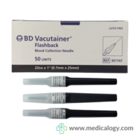 BD ref.301747 Vacutainer Needle Flashback No.22GAx1 (0,7mmx25mm) 50ea