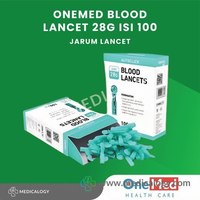 Onemed Blood Lancet 28G isi 100 pcs Alat Cek Darah