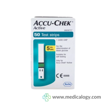 beli Accu Chek Active Strip Alat Cek Gula Darah Isi 50