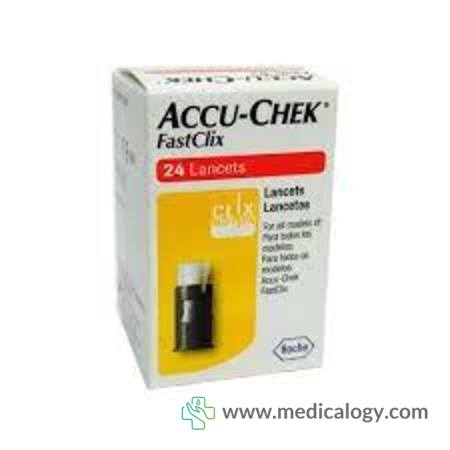 harga Accu Chek Fastclix isi 24 Jarum Lancet Accu Check Guide Fastclick
