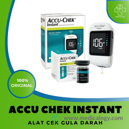 harga Accu Chek Instant Alat Cek Gula Darah + 50 Test Strip
