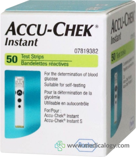 jual ACCU CHEK Instant Strip Cek Gula Darah isi 50