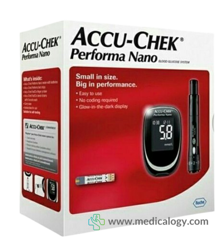 harga Accuchek Performa Nano Meter Alat Cek Gula Darah