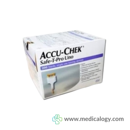 jual Accuchek Safe-T-Pro Uno Lancet Per Box 200ea Alat Cek Darah