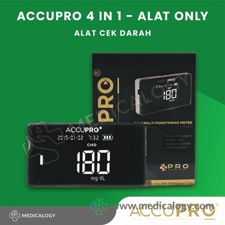 harga AccuPro 4 in 1 Alat Cek Gula Dara (Alat Only)