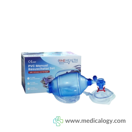 harga Ambubag Alat Bantu Pernapasan OneHealth Ambubag PVC  Manual Resuscitator Set Dewasa 