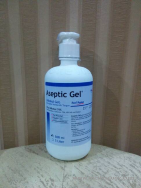 harga Antiseptic Liquid One Med Aseptic Gel Hand Sanitizer 500 ml
