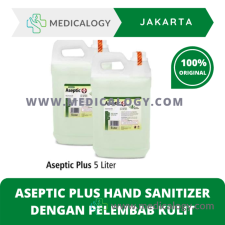 jual Aseptic Plus Antiseptik Hand Sanitizer 5 liter Dengan Pelembab Kulit