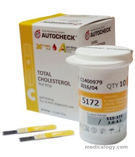 harga AutoCheck Strip Alat Cek Kolesterol