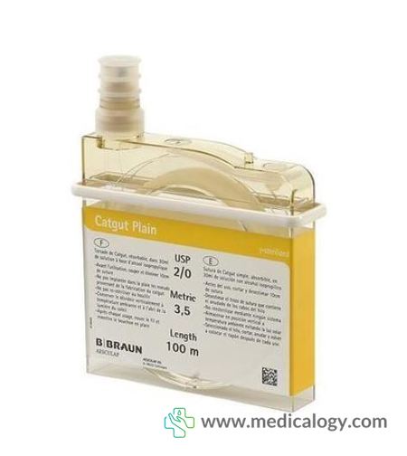 harga B BRAUN Benang Catgut Plain 2/0 Metric 3,5 Length 100m