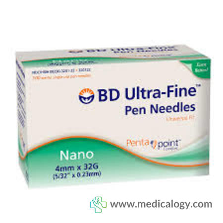 harga BD Microfine Pen Needles 4mm Green No.32G 100ea