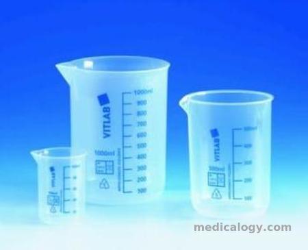 Jual Beaker Glass Plastik 500 ml PP Vitlab Murah Jual Beaker Glass Plastik 500 ml PP Vitlab Murah