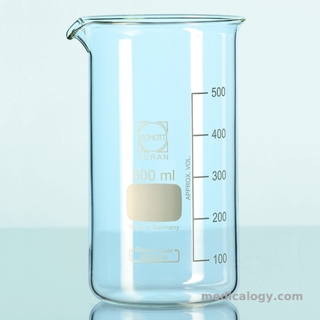 harga Beaker Glass Tall Form 600 ml Duran 2111648