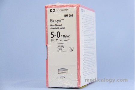 harga Biosyn 5-0 Violet 70 cm Taper Point 1/2 Circle 17 mm (Urologi/Subkutan)