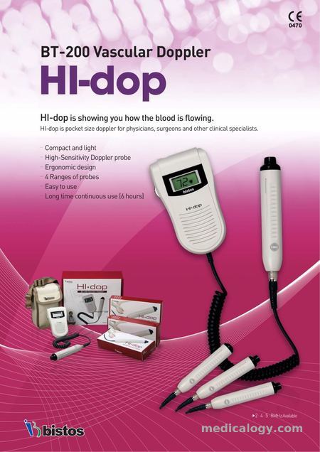 harga BISTOS Vascular Doppler 3 probe BT 200V