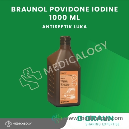 harga Braunol Povidone Iodine 1000 ml | Antiseptik Luka