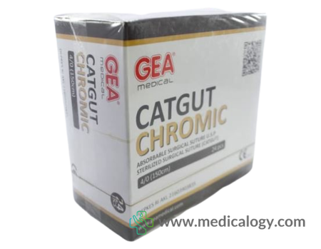 harga Catgut Chromic 4/0 GEA per Box isi 24 Sachet
