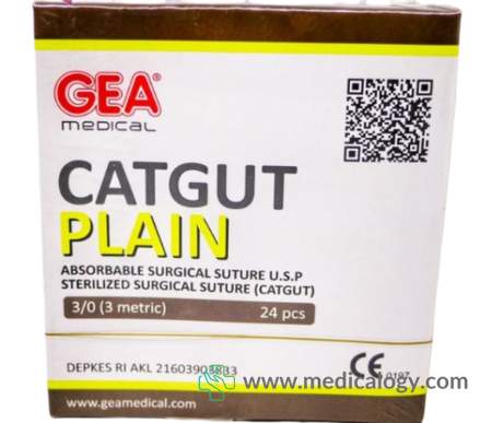 harga Catgut Plain 3 with Needle GEA