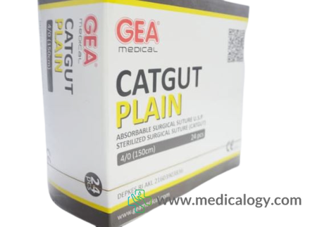 harga Catgut Plain 4 with Needle GEA