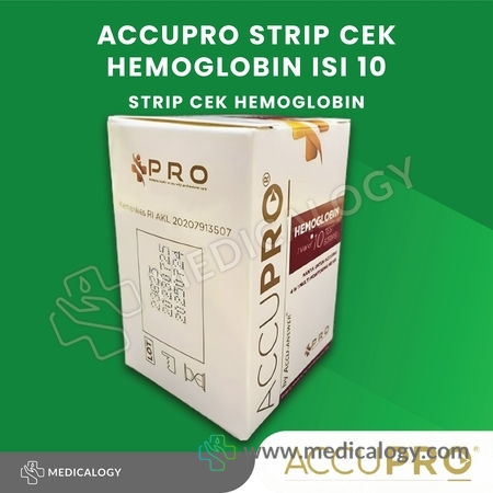harga AccuPRO Strip Cek Hemoglobin / Accu PRO HB 10 Strip
