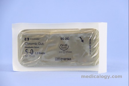 harga Chromic Gut 5-0 Taper Point 75 cm 1/2 Circle 17 mm (Usus/Urologi)