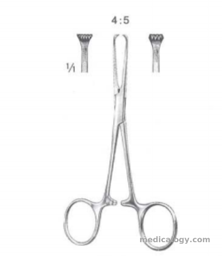 harga Dimeda Kidney Set Baby Allis Forceps 4x5 140 mm