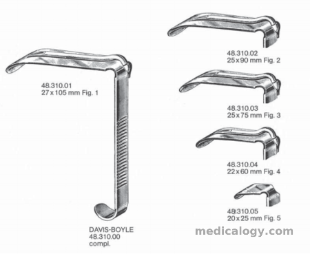 harga Dimeda Tonsillectomy Set Anak DAVIS BOYLE Mouth gag Complete Consisting of Frame and Tongue Depressors Fig. 1 - Fig. 5