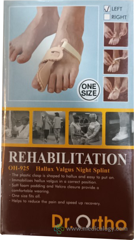 harga Dr Ortho Plastic Clasp Hallux Valgue Night Splint Foot
