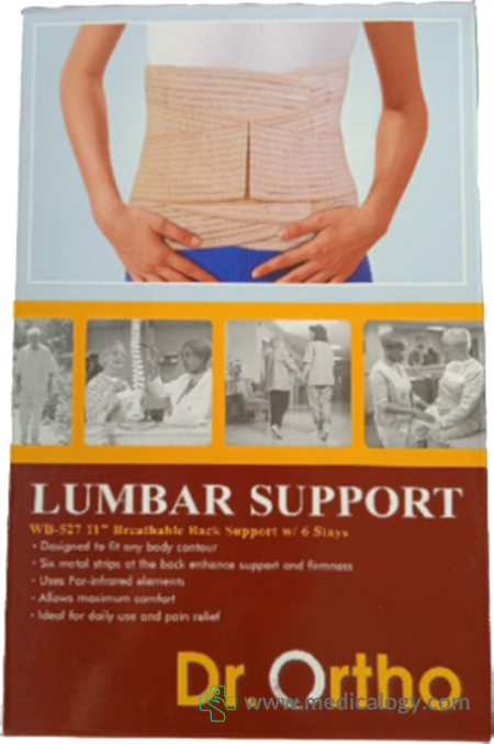 beli Dr Ortho WB-527 Lumbar Support with 6 Stays Uk. XL
