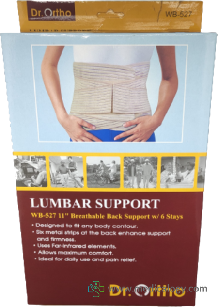 harga Dr Ortho WB-527 Lumbar Support with 6 Stays Uk. XL
