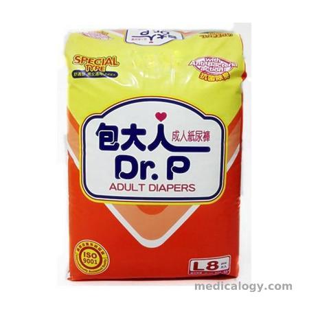 harga Dr. P Pampers Size L Isi 8