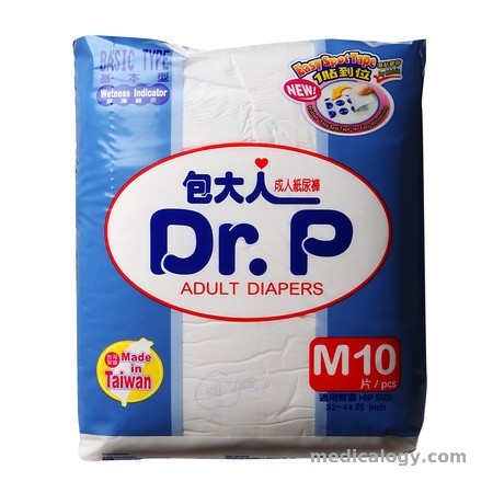 harga Dr. P Pampers Size M Isi 10