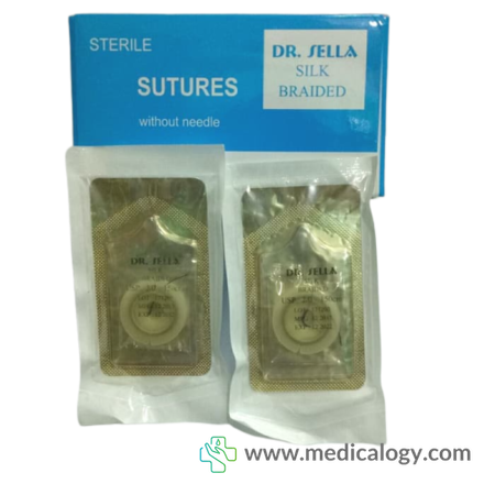 harga DR SELLA Benang Silk 2/0 without Needle 12ea