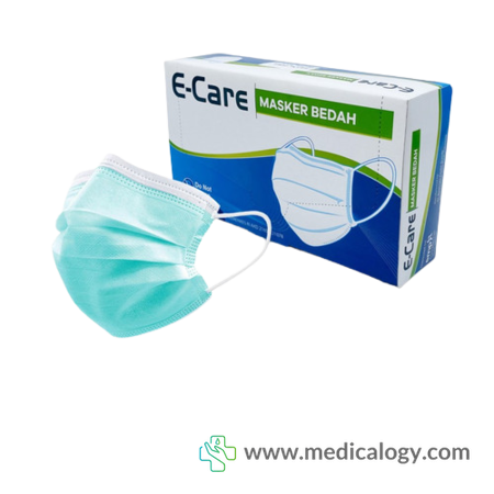 harga E-CARE MASKER BEDAH EARLOOP per box isi 50