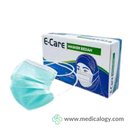 harga E-CARE MASKER BEDAH HIJAB per box isi 50