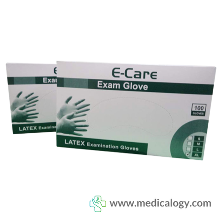 harga E-CARE Sarung tangan POWDERED XL per box isi 100 pcs