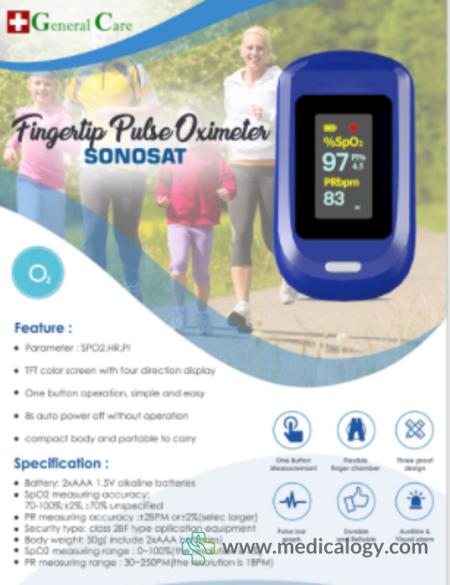 harga Finger Tip Pulse Oximeter General Care Sonosat