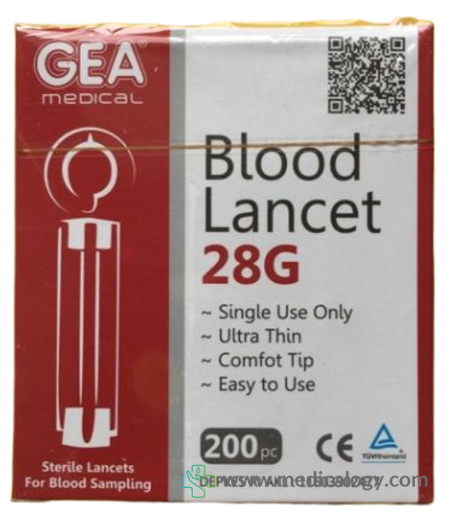 harga GEA 28G Lancet isi 200 pcs Alat Cek Darah