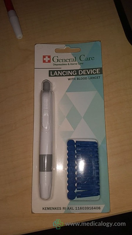 harga General Care Lancing Device with Blood Lancet  Alat Cek Darah