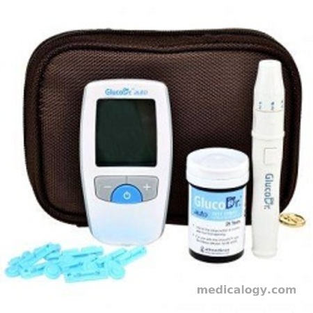 jual Gluco Dr AGM 4000 Alat Cek Gula Darah dengan Strip 25T