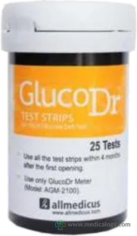 beli Gluco Dr Bio Sensor Strip Alat Cek Gula Darah 25T