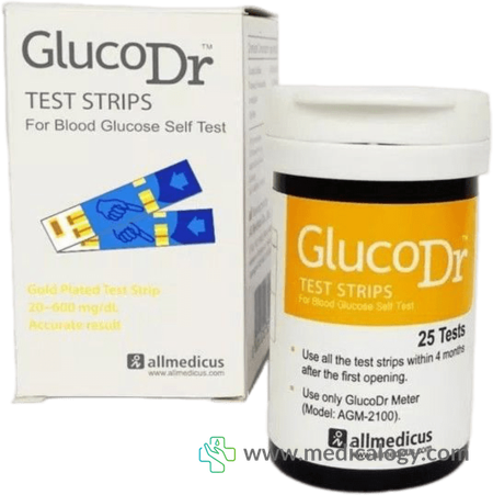 harga Gluco Dr Bio Sensor Strip Alat Cek Gula Darah 25T