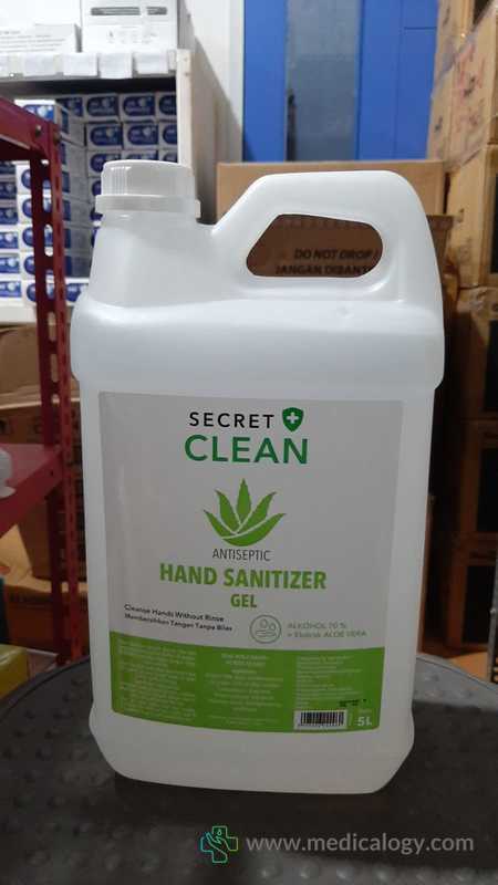 harga Secret Clean Antiseptik Hand Sanitizer Gel Aloe Vera 5L