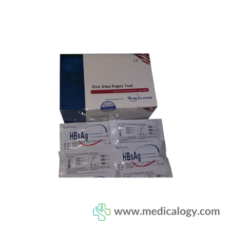 harga Healgen HBsAg Rapid Test Cassette Alat Tes Hepatitis C Isi 25 Cassette