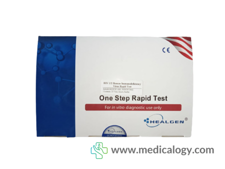 harga Healgen HIV 1/2 One Step Rapid Test Cassette Alat Tes HIV 