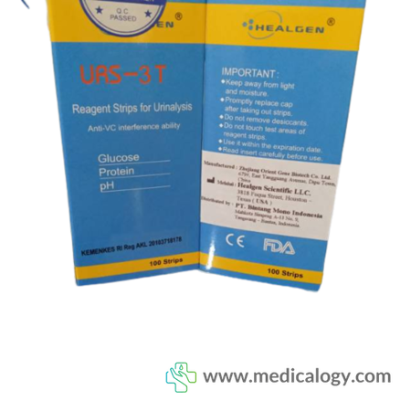 harga Healgen UrRS-3T Strips Urine Test 3 Parameter