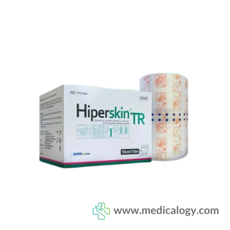 harga Hiperskin TR Perban Luka Transparan Elastis Waterproof Plester Premium 10cm x 10m per Rol