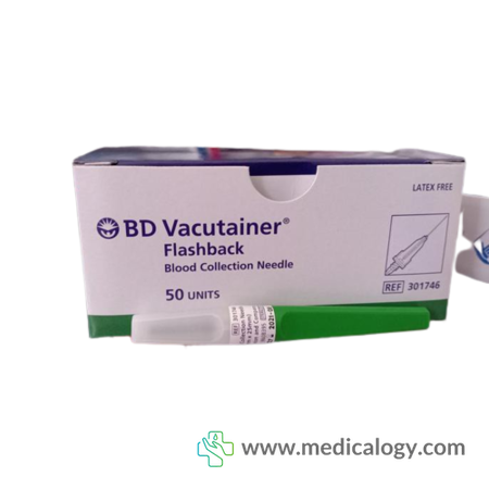 harga HOSLAB BLOOD Collection Needle Flasback Needle 21G 1/2" Vacutainer Needle